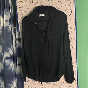 Frame Denim Black Shirt